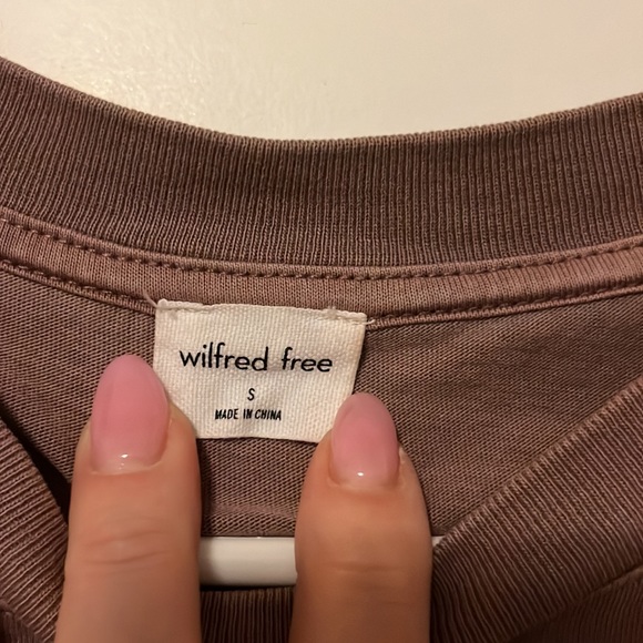 Dusty rose crop top - Picture 2 of 2